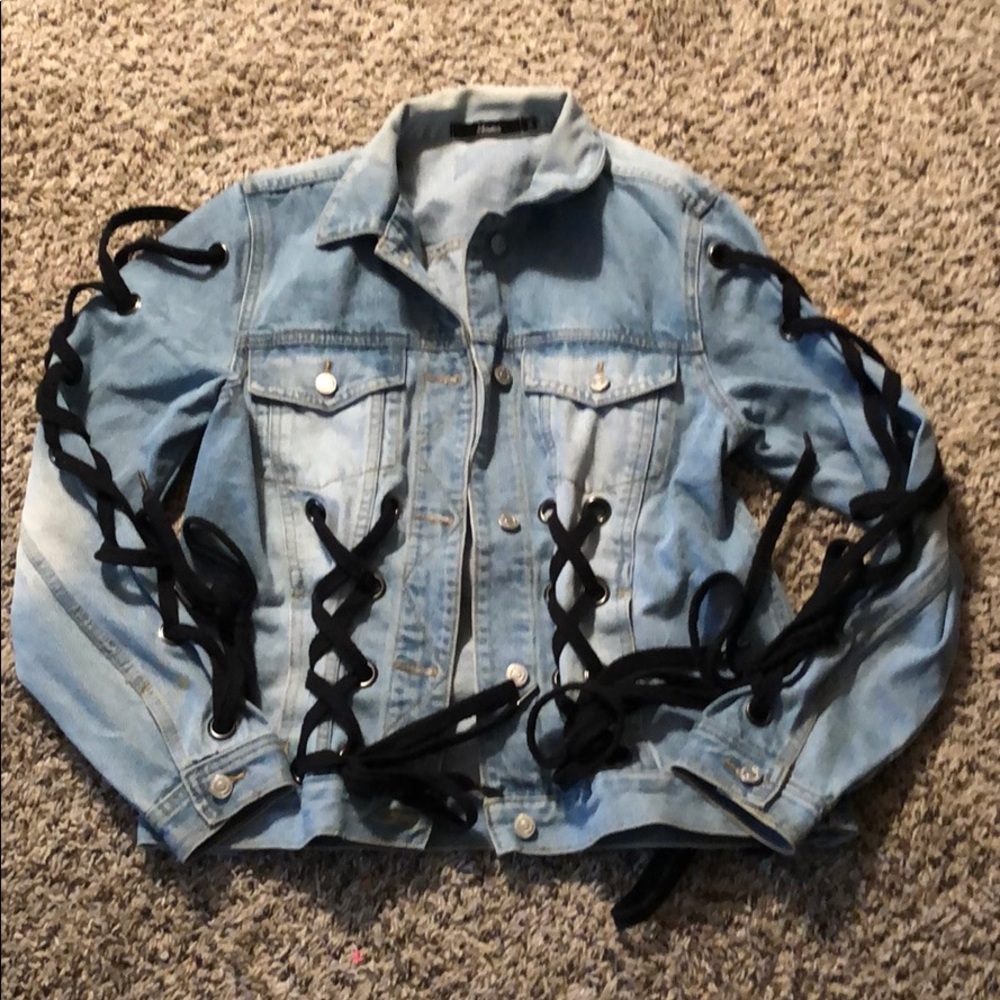 Denim Tie Jacket